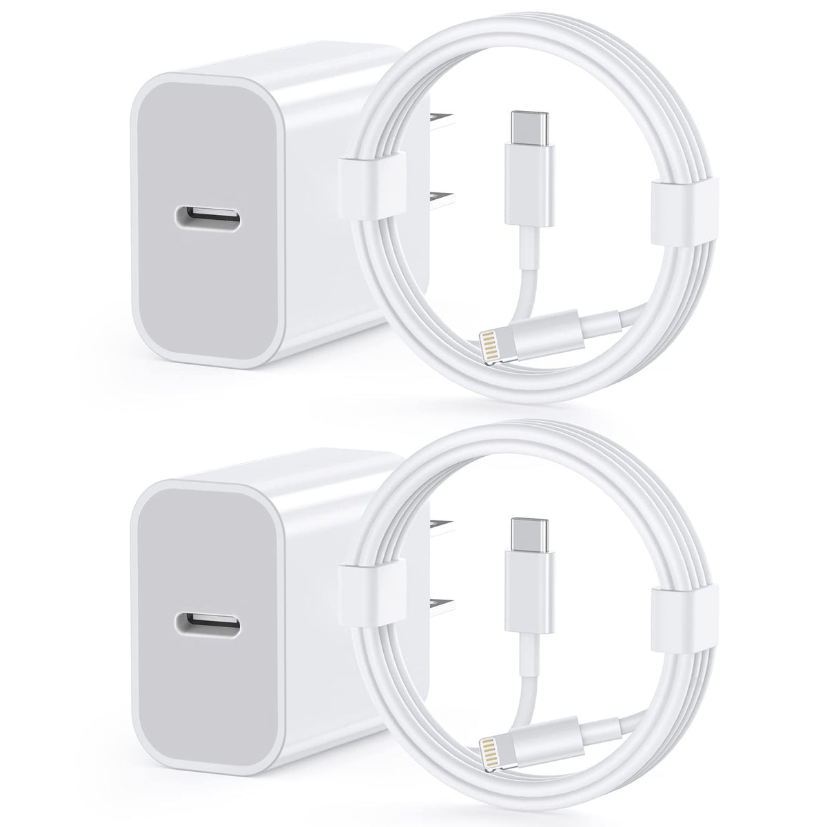 Kruidvat iPhone fast charger dual pack for quick daily charging