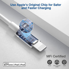 Kruidvat MFi-certified Lightning cable for Apple device compatibility