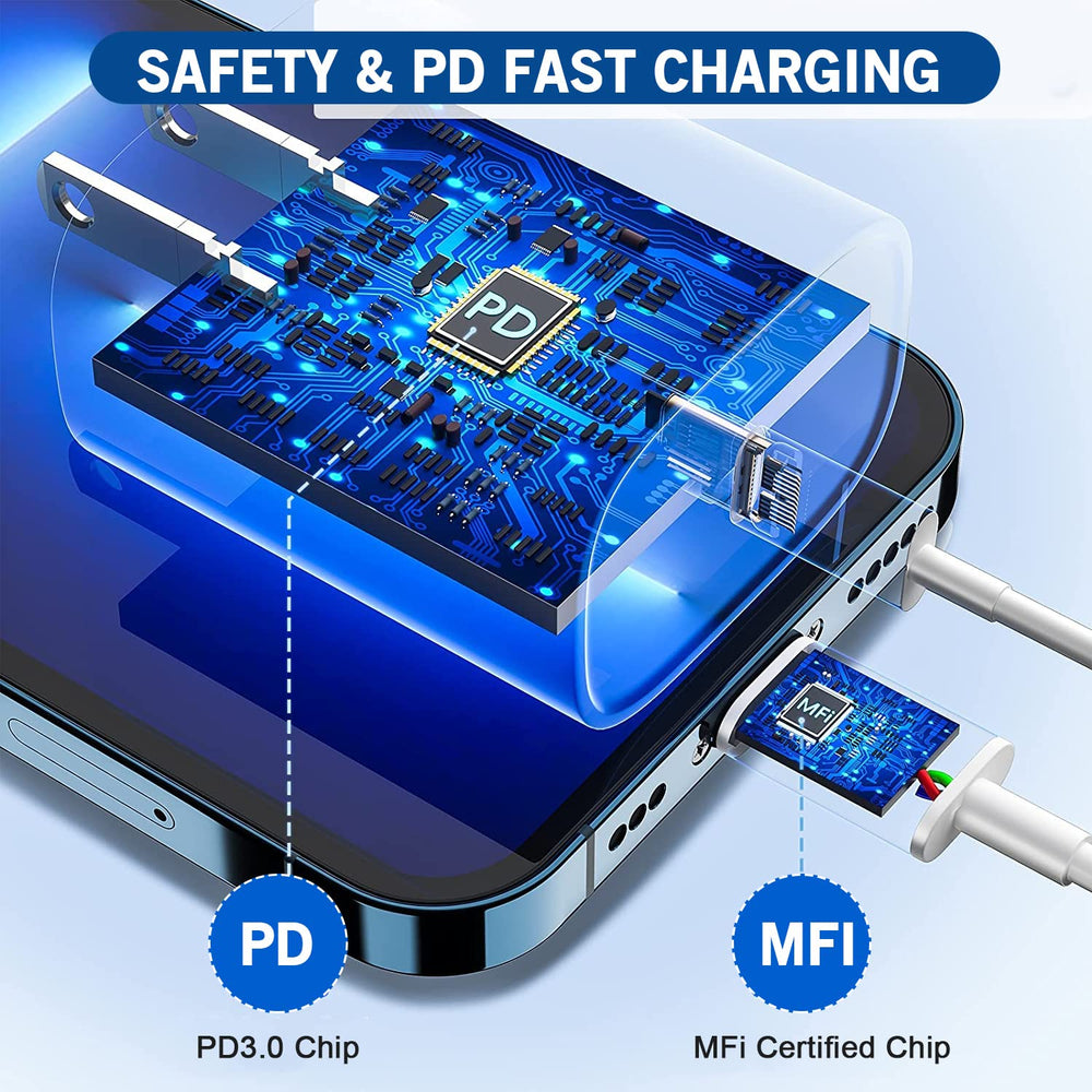Kruidvat USB-C to Lightning cable supports fast charging and reliable data sync.