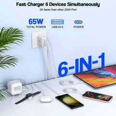 Kruidvat 6ft braided USB-C to USB-C cable for fast charging and data transfer