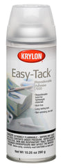 Krylon Easy-Tack repositionable adhesive spray can for versatile crafting projects.