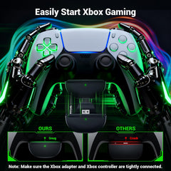 Krysenix headset highlighting 2.4 GHz and Bluetooth 5.4 modes for flexible gaming.