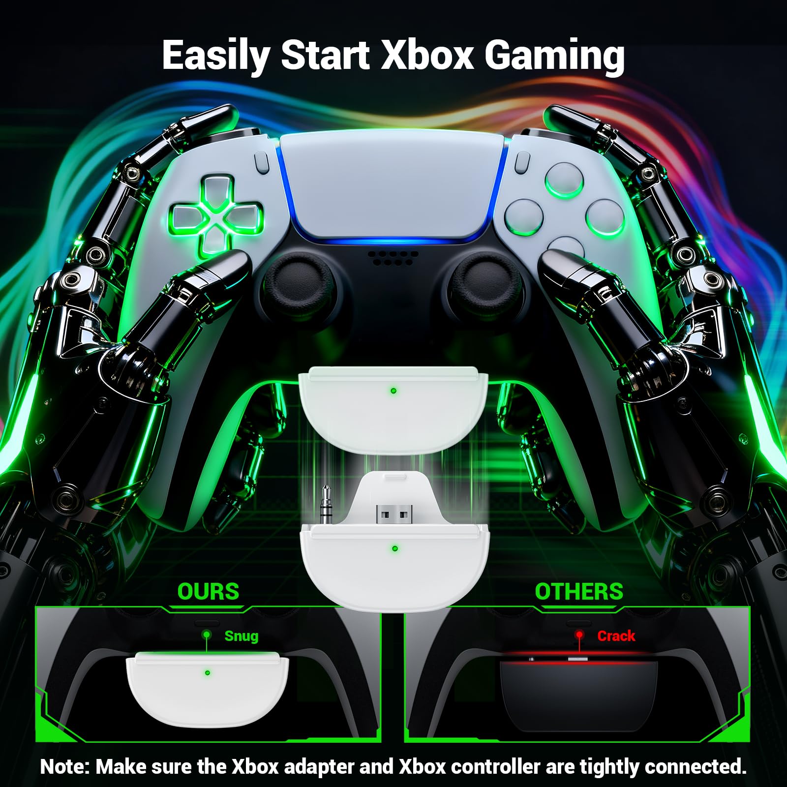Krysenix headset using 2.4GHz wireless for stable cross‑console gaming