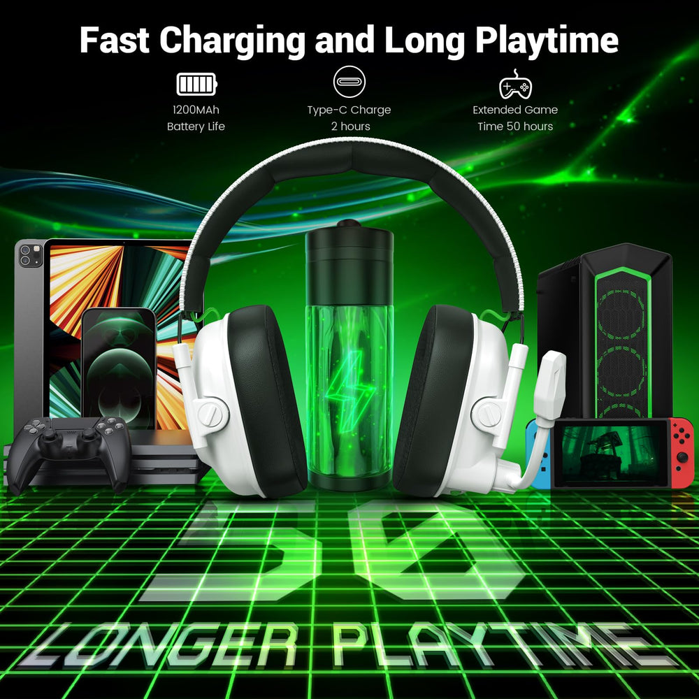 Krysenix foldable headset design for easy travel and storage