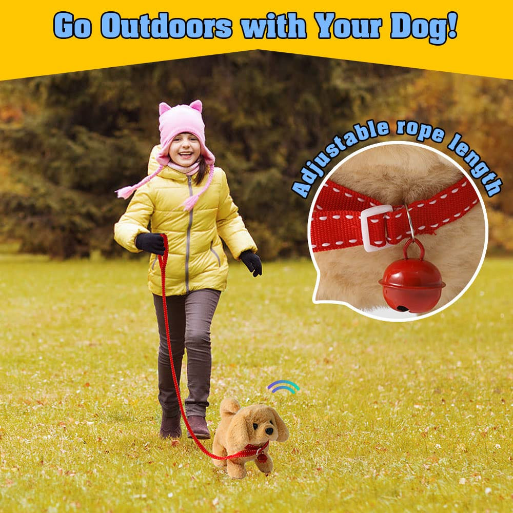 KSABVAIA plush golden retriever toy stretching invites gentle movement and exploration.