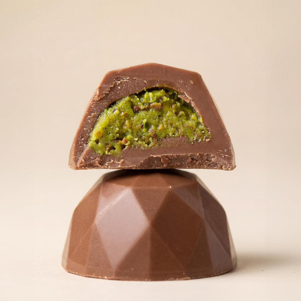 Ksana Choco Gift box close-up, sophisticated presentation.