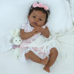 KSBD 18 inch doll with cloth body and vinyl limbs for cuddly realism