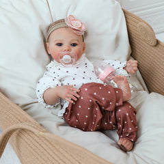 KSBD reborn doll with soft cloth body for gentle, lifelike cuddling
