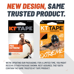 KT Tape Pro Extreme water-resistant breathable tape in action