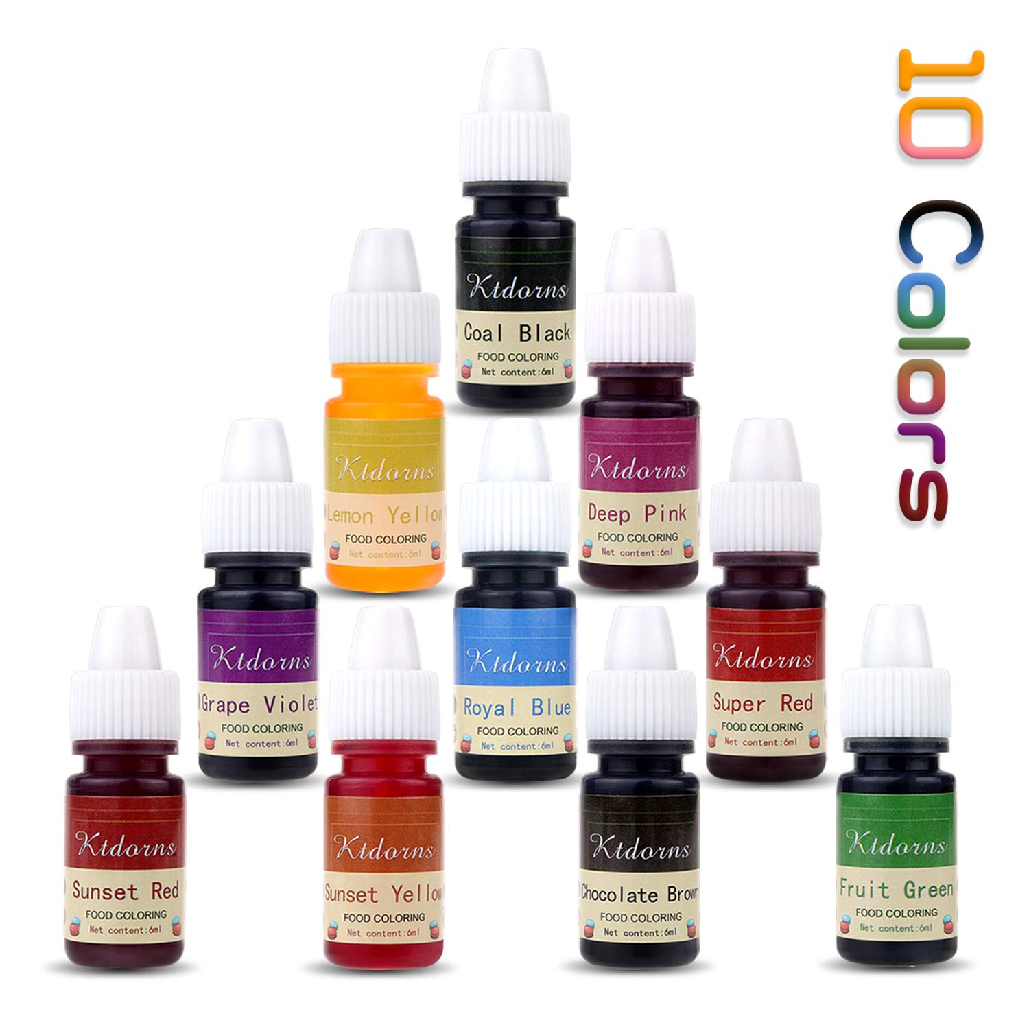 Ktdorns blue liquid coloring drops for detailed icing and fondant