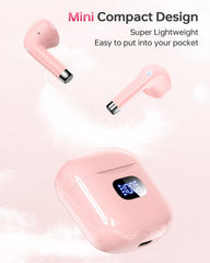 KTGEE T08 earbuds IPX7 waterproof protection against sweat during workouts.
