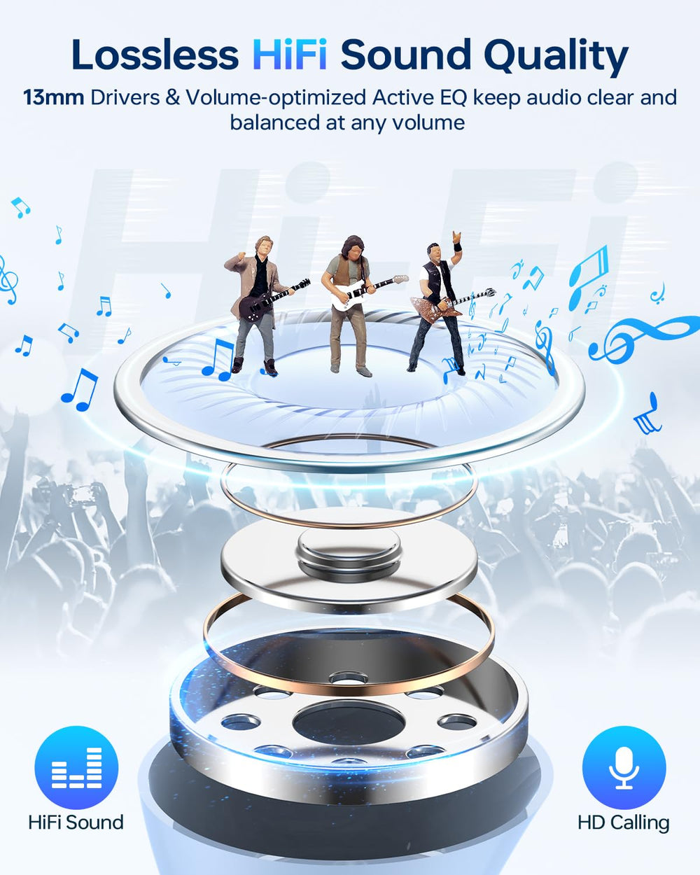 KTGEE T08 touch controls enable precise playback and call management.