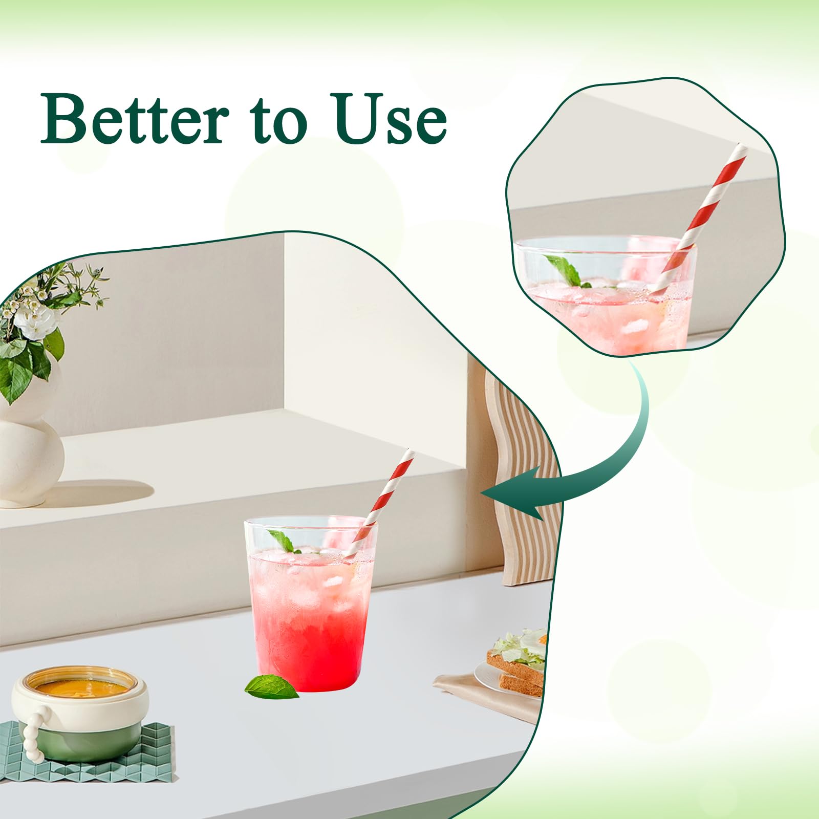KTOJOY paper straws support arts and crafts and party decor