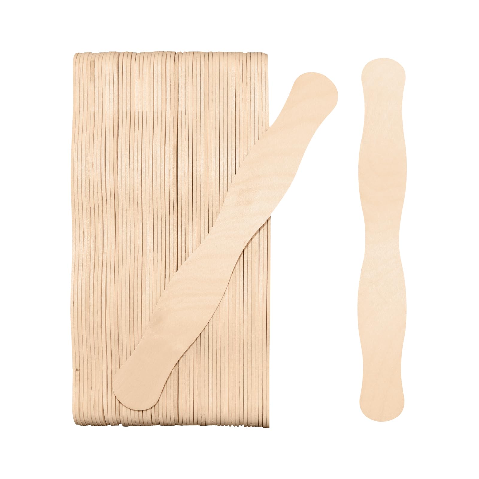 KTOJOY 55pcs wooden craft sticks for 8-inch projects