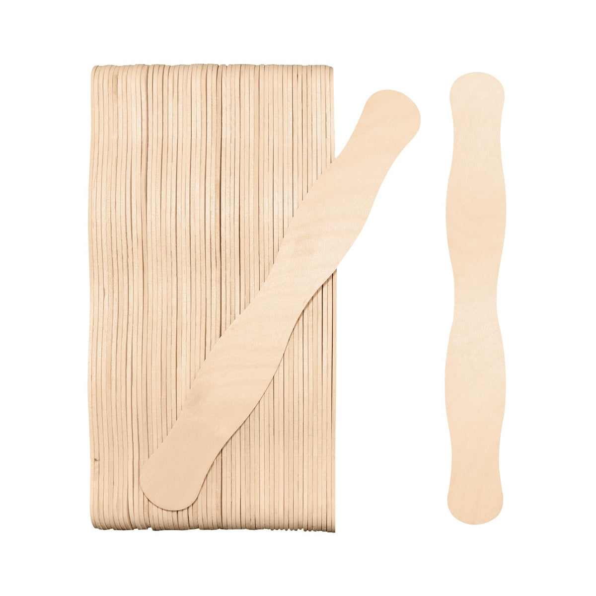 KTOJOY 55pcs wooden craft sticks for 8-inch projects