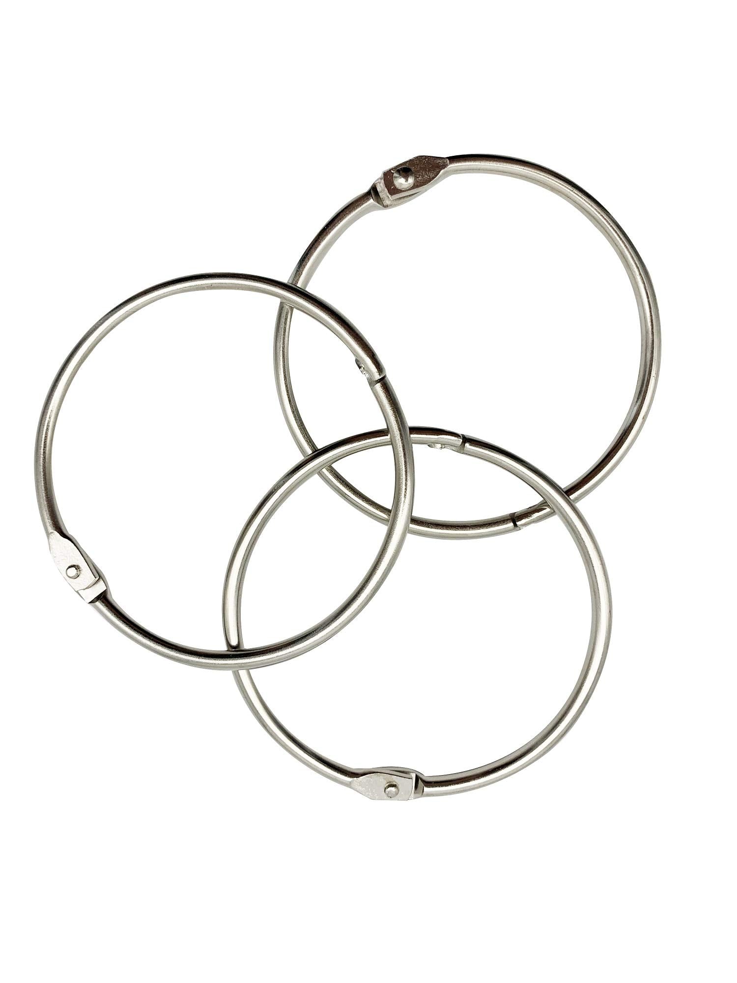 KTOJOY binder rings opened to reveal simple open-and-close operation.