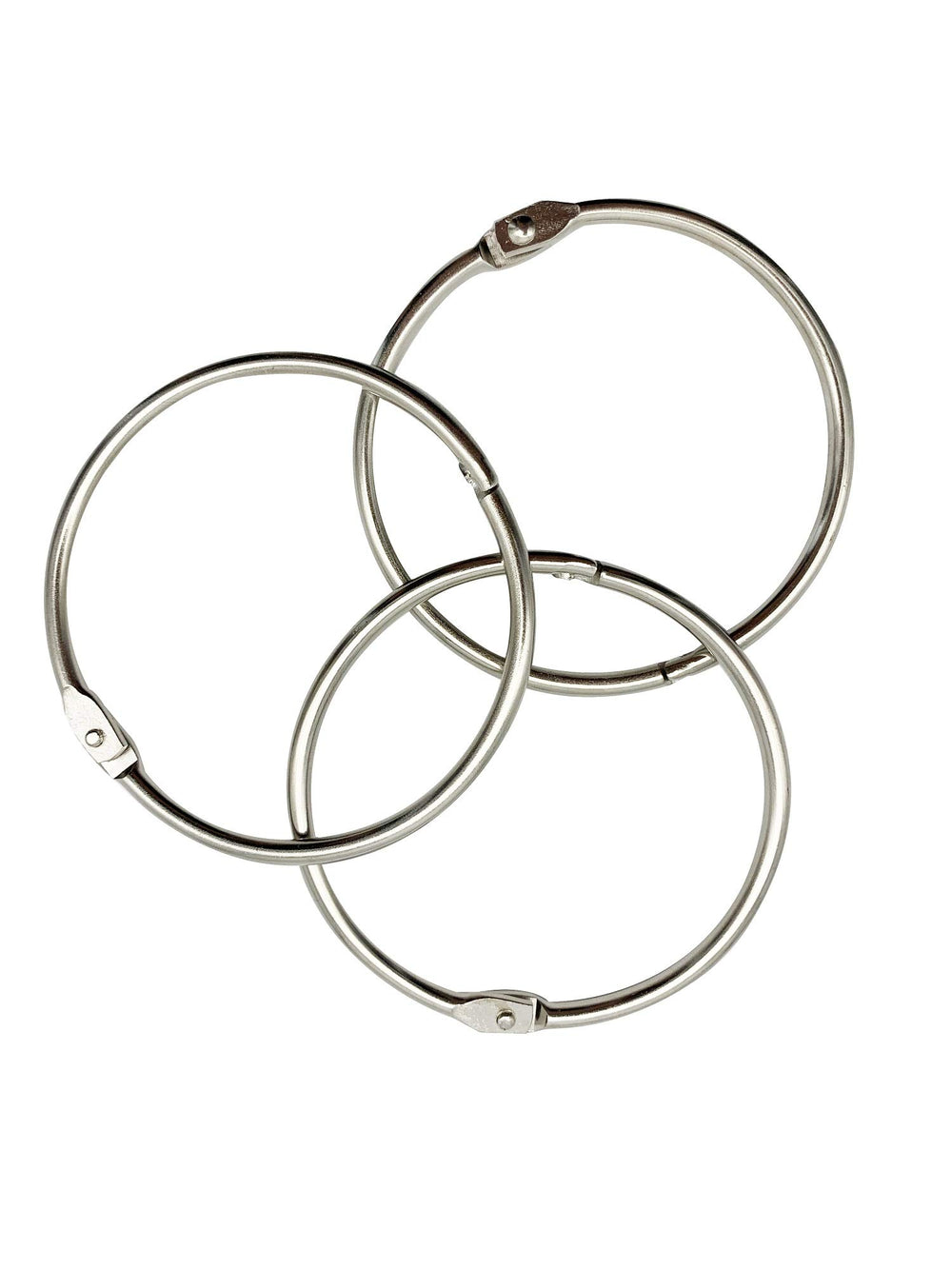 KTOJOY binder rings opened to reveal simple open-and-close operation.