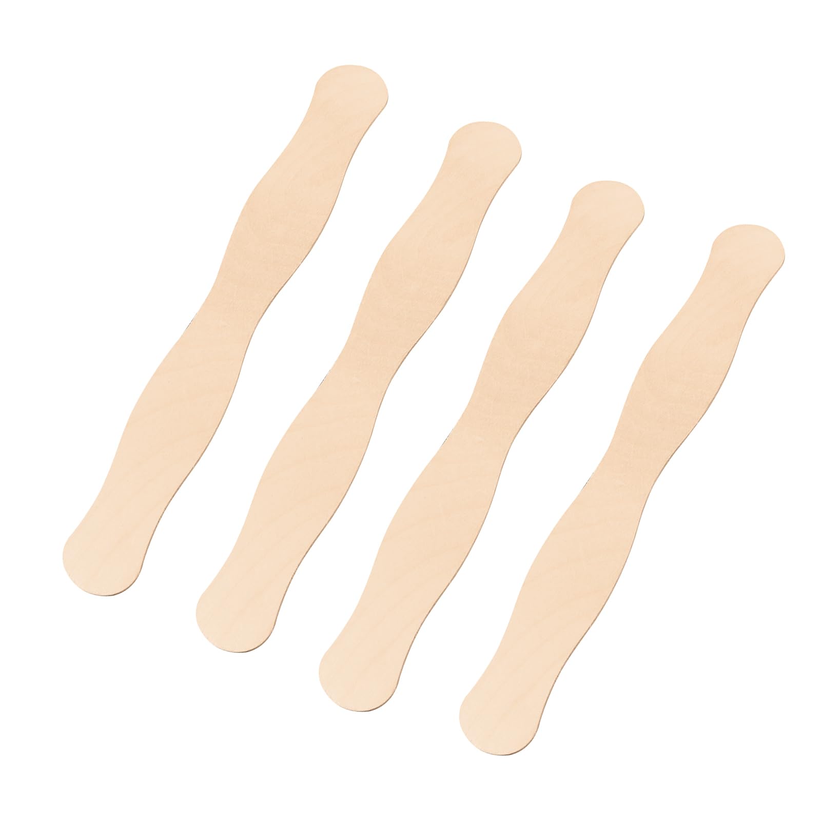 KTOJOY wooden fan handles for 8-inch crafts and wedding use