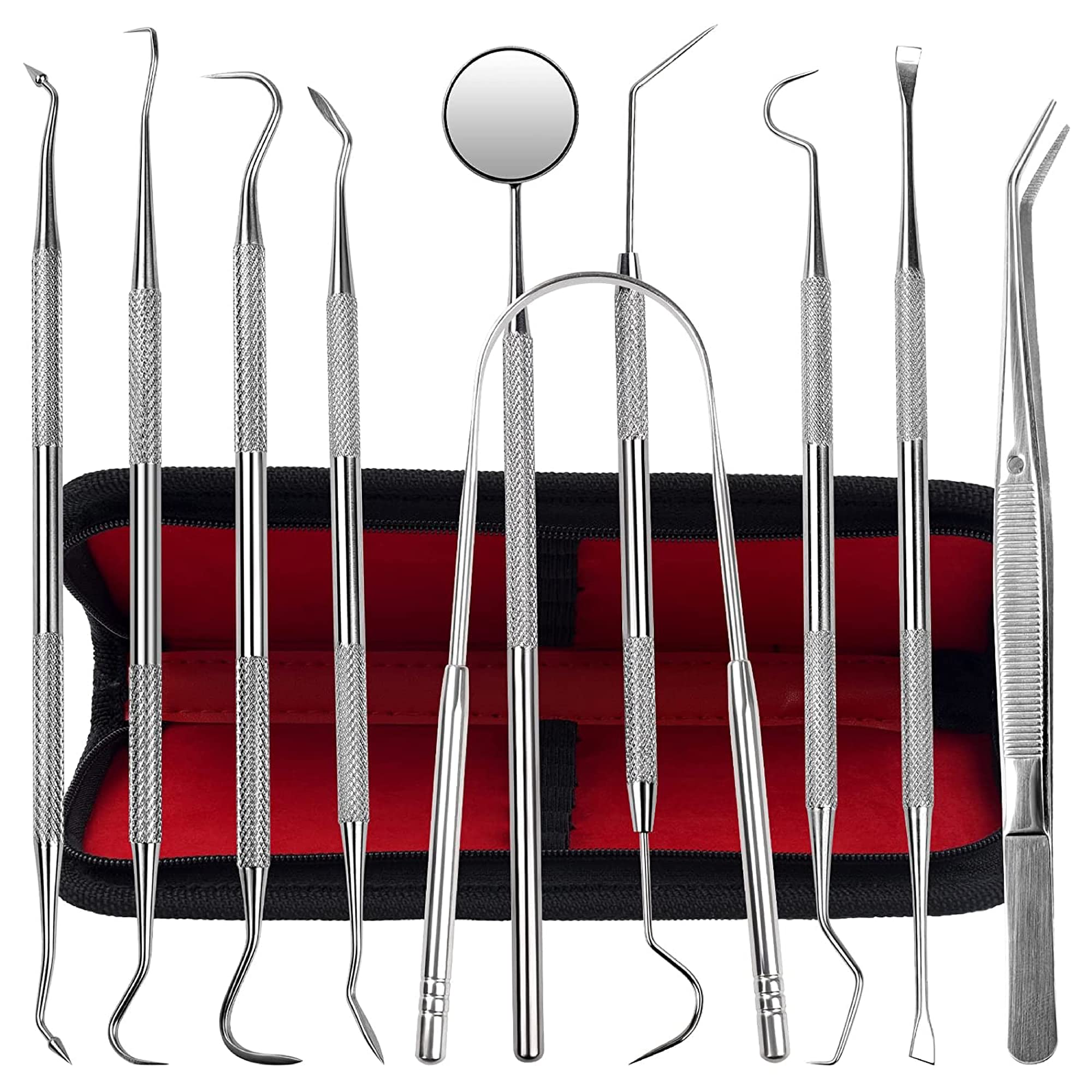 KuanStore dental-kit-tools-10-pack for versatile home plaque removal