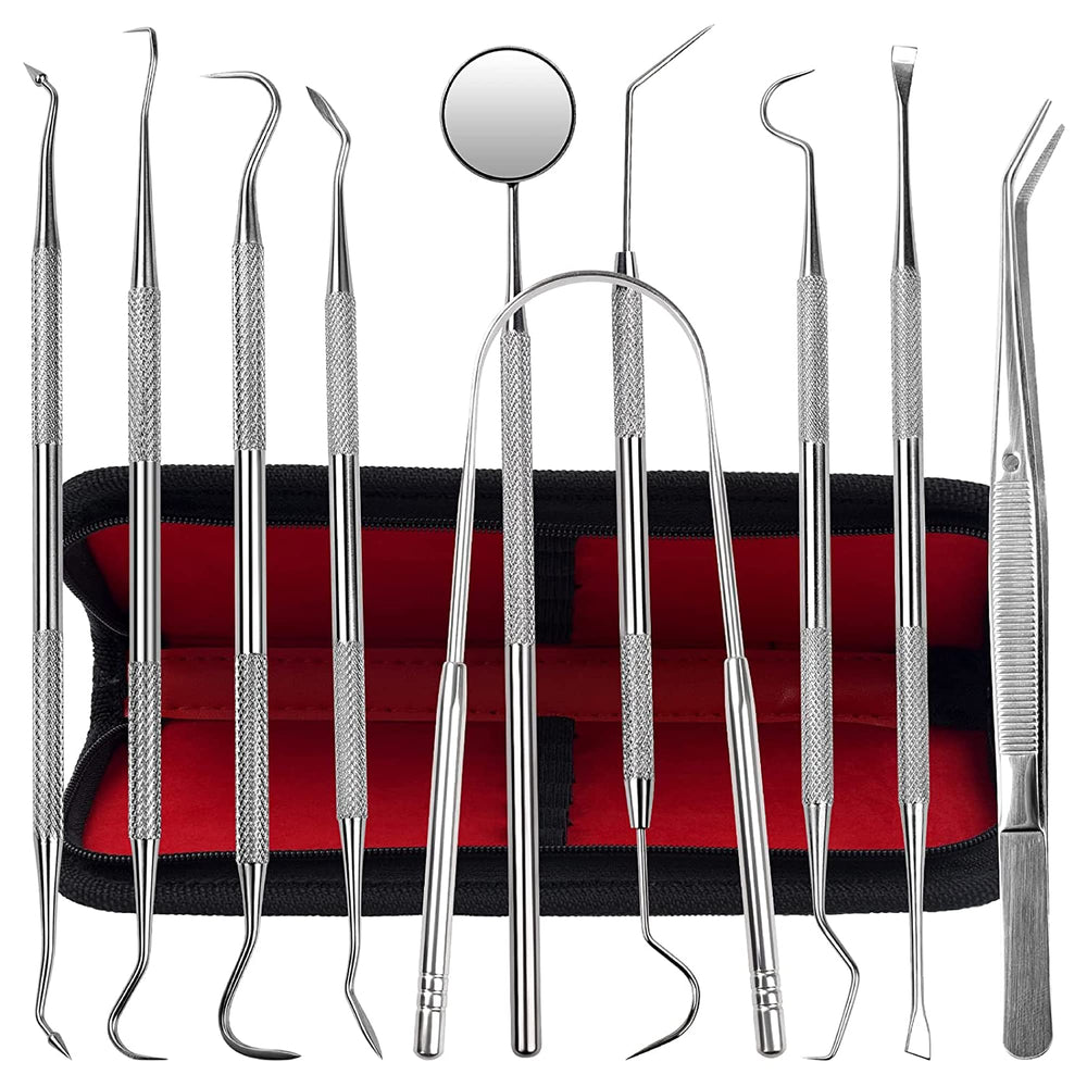 KuanStore dental-kit-tools-10-pack for versatile home plaque removal