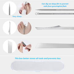 KuanStore surgical-grade stainless steel tools arranged for durability.