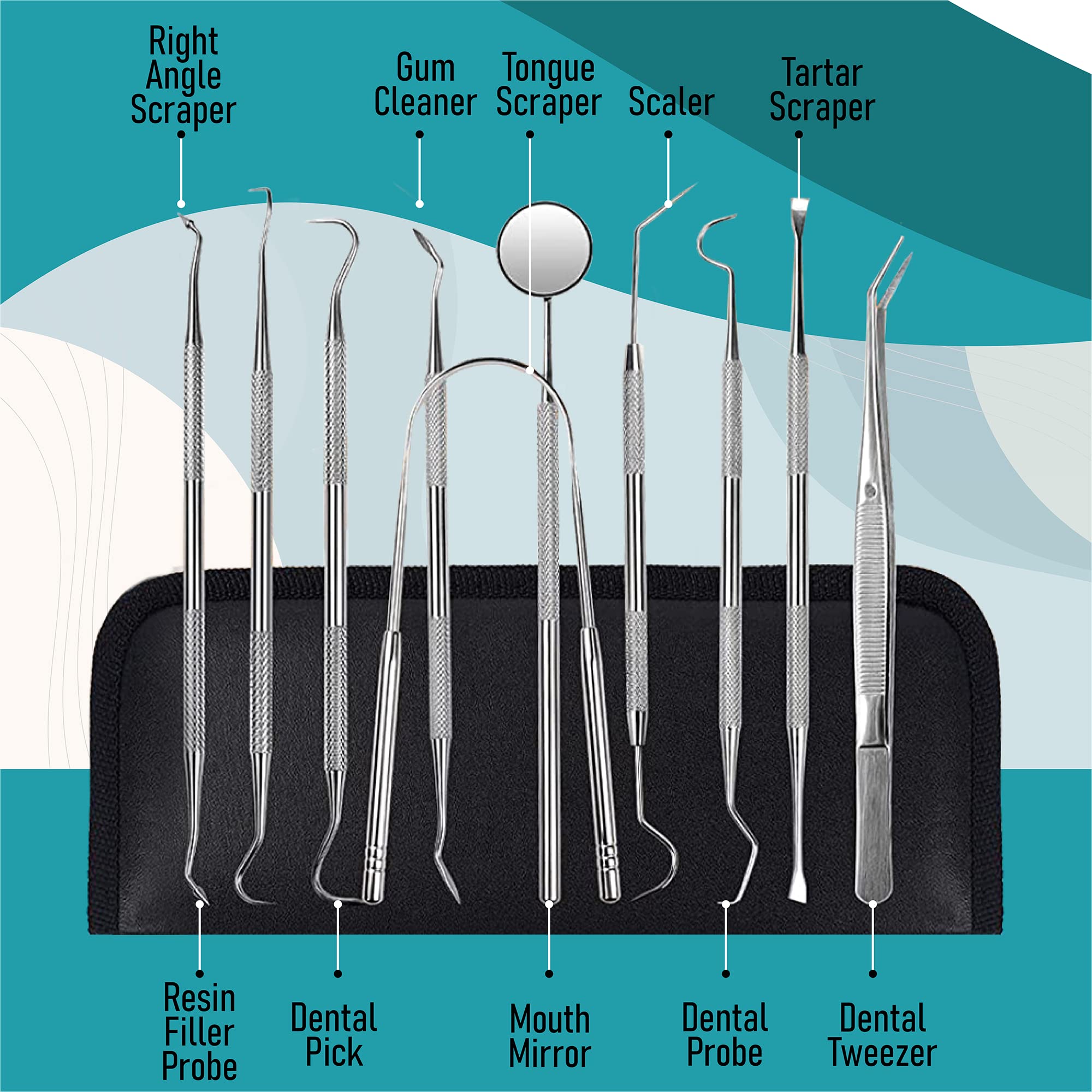 KuanStore tooth-tongue-scraper for comprehensive oral surface care