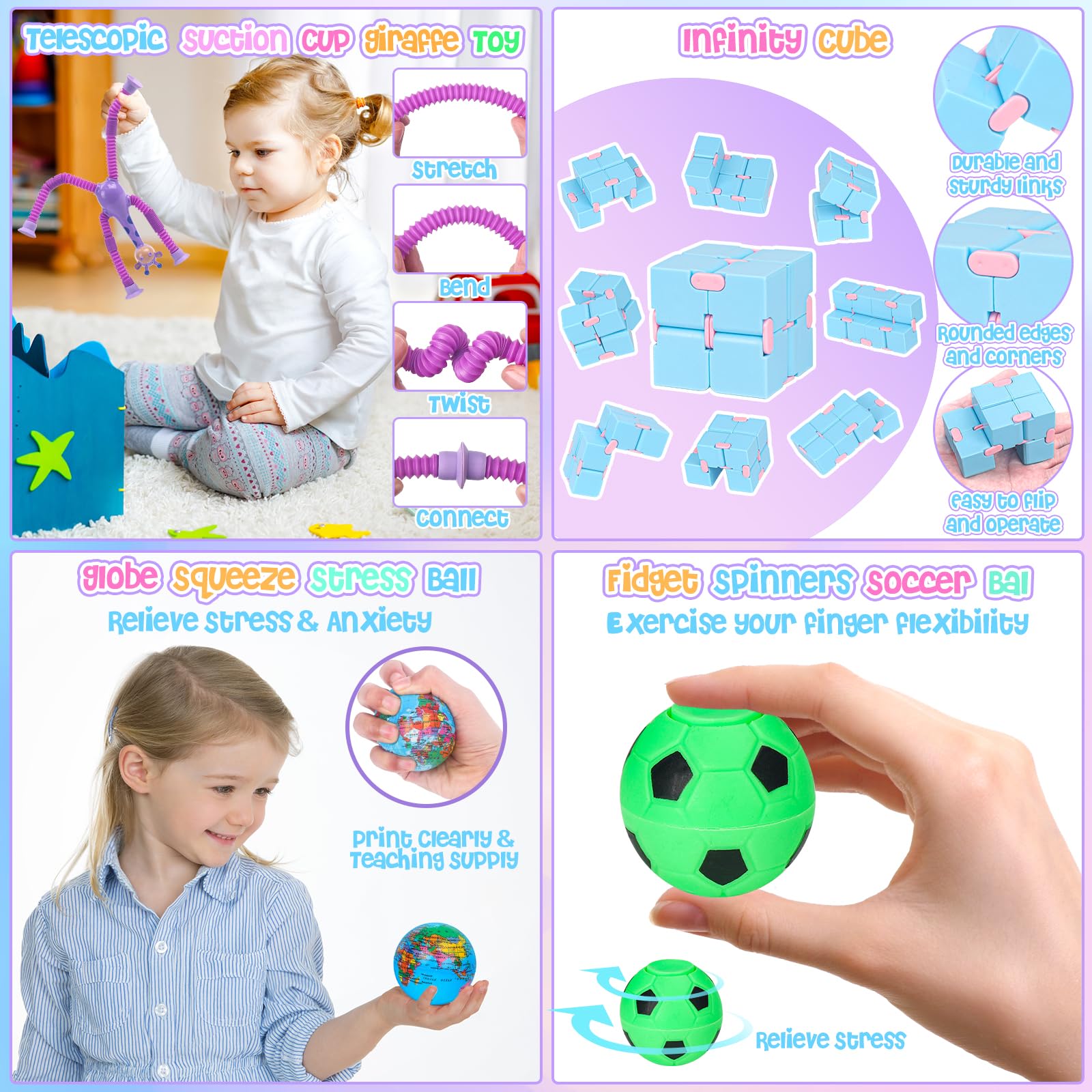 KUBUSFLY infinity cube supports fidgeting sessions to aid focus and calm