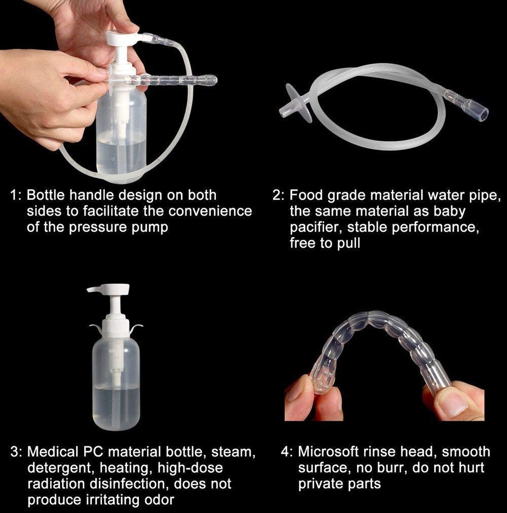 Kueysing nozzle tips set for customizable flow during cleansing