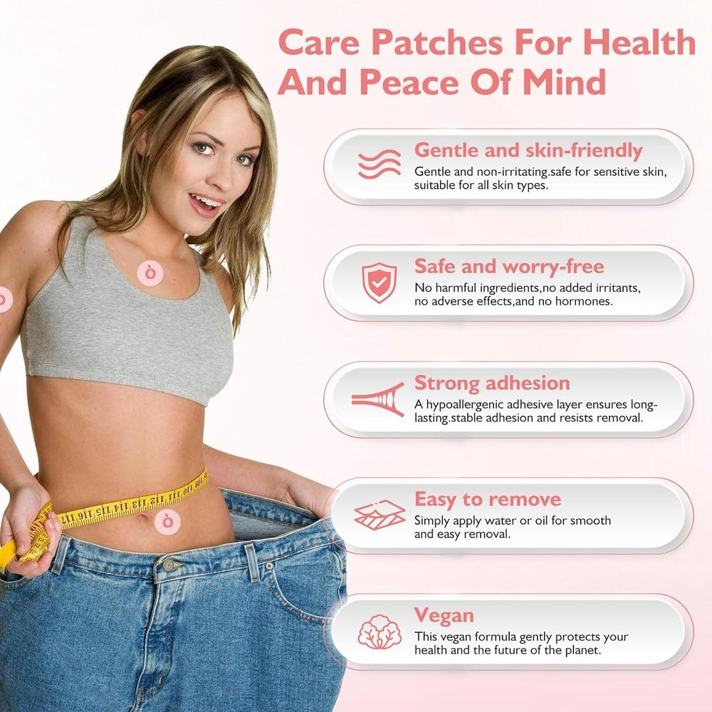 KUHEE Stronger Formula patch applied on arm demonstrating discrete hunger support