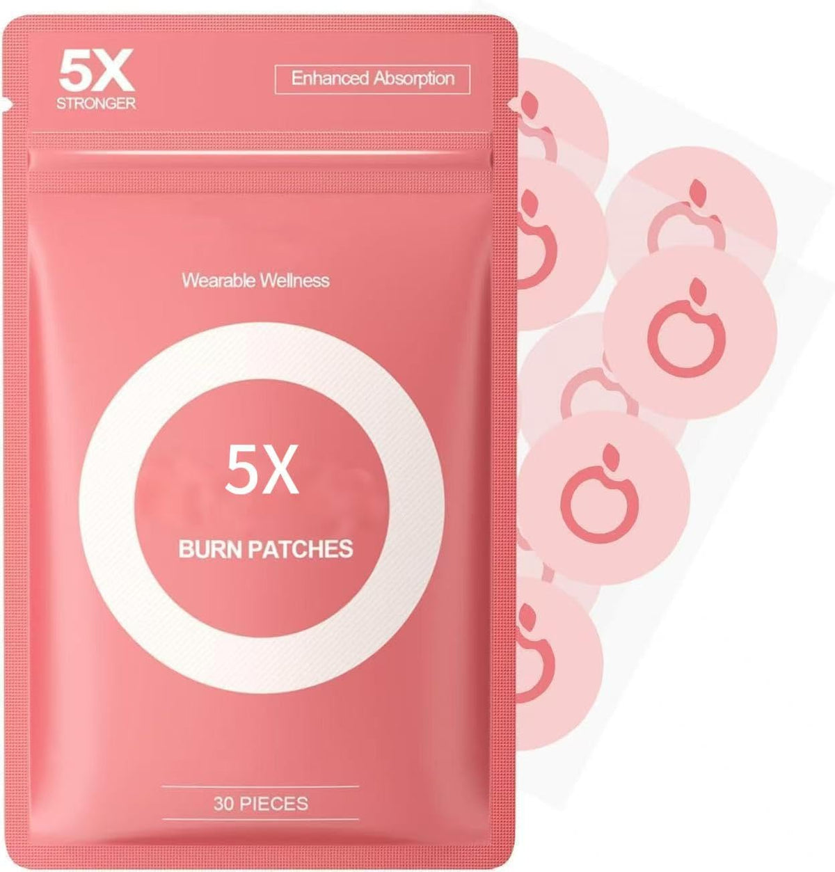 KUHEE Stronger Formula patch on skin for convenient cravings management