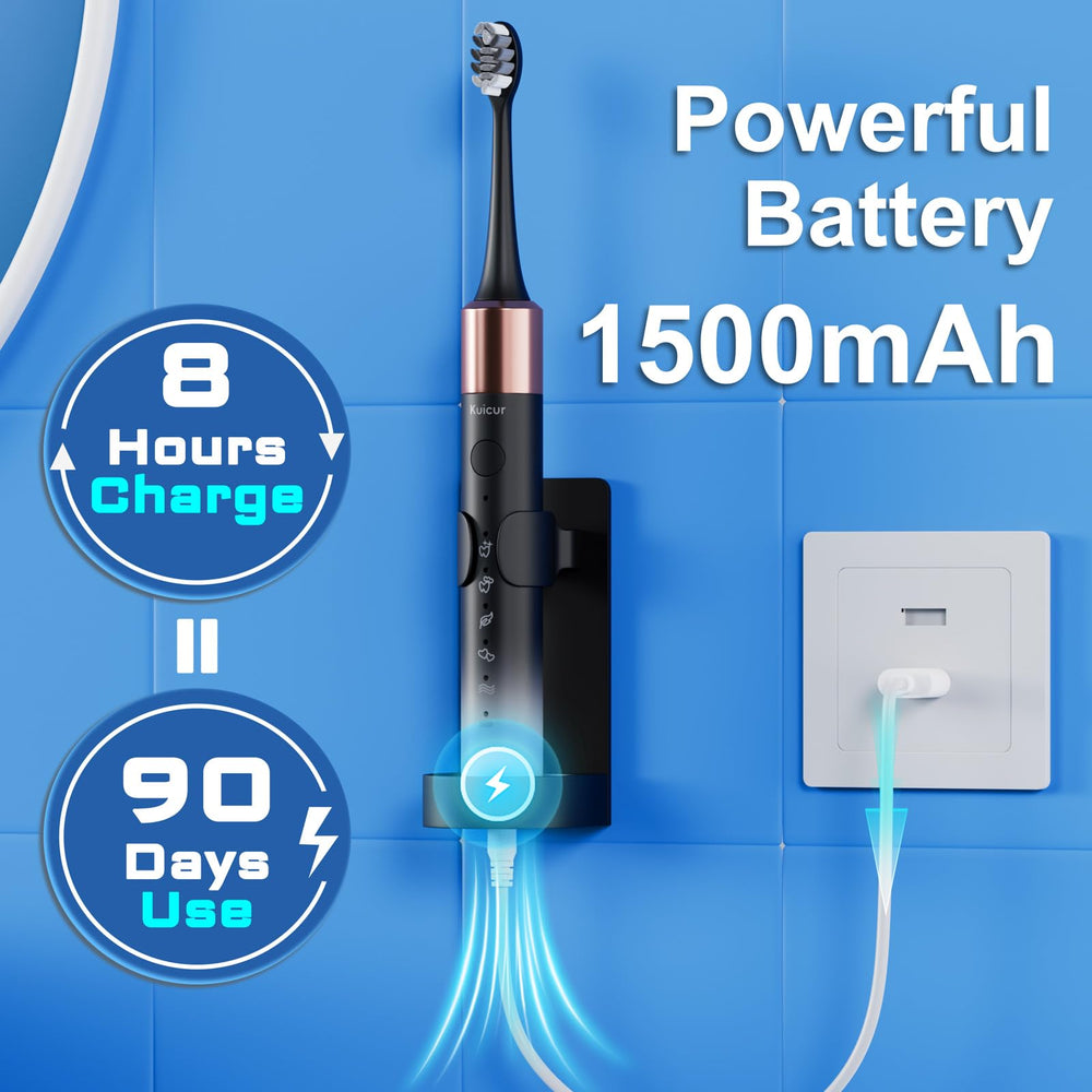 Kuicur 2 minute smart timer helps maintain consistent brushing sessions