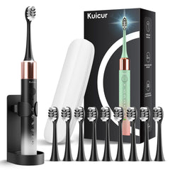 Kuicur electric toothbrush with 5-mode dial for customizable daily cleaning
