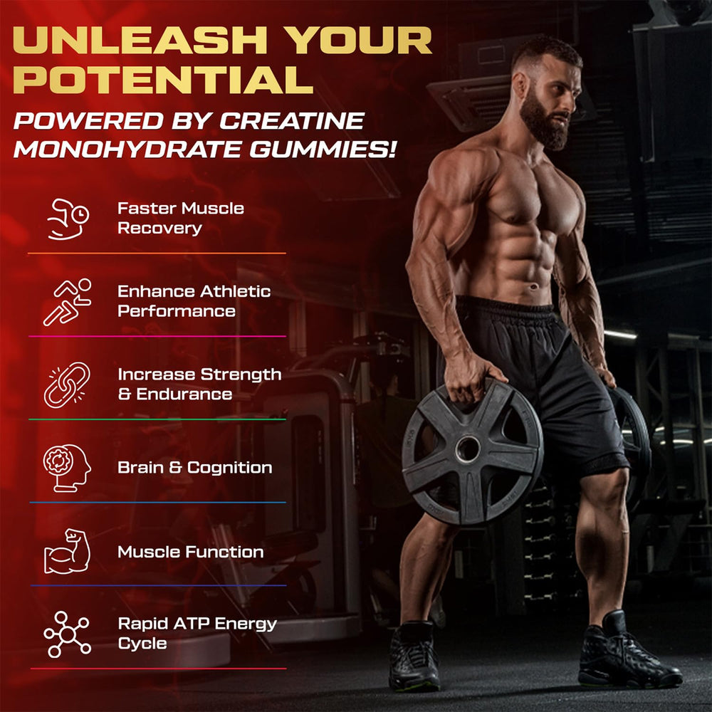 KUKALY Creatine Gummies on-the-go packaging emphasizes travel-friendly nutrition between sessions.