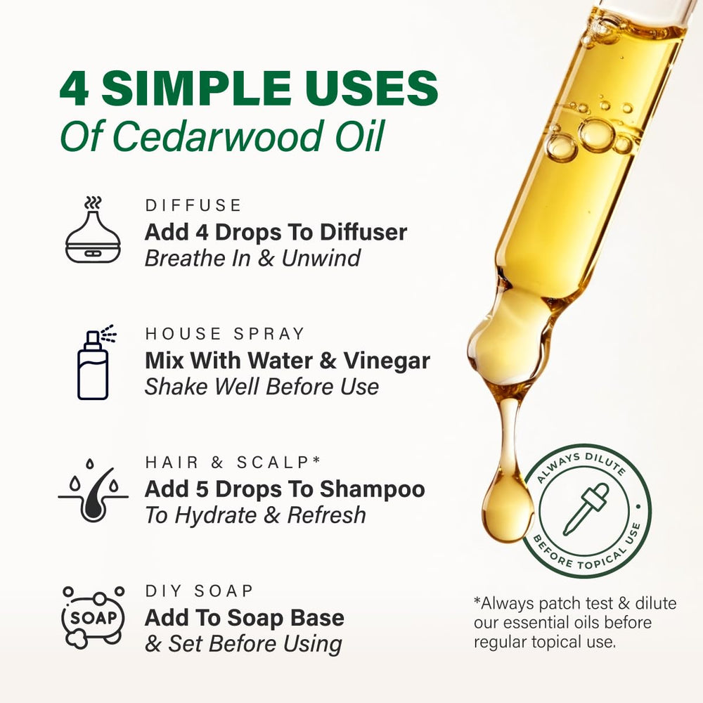KUKKA Cedarwood hair care oil for nourished-looking hair