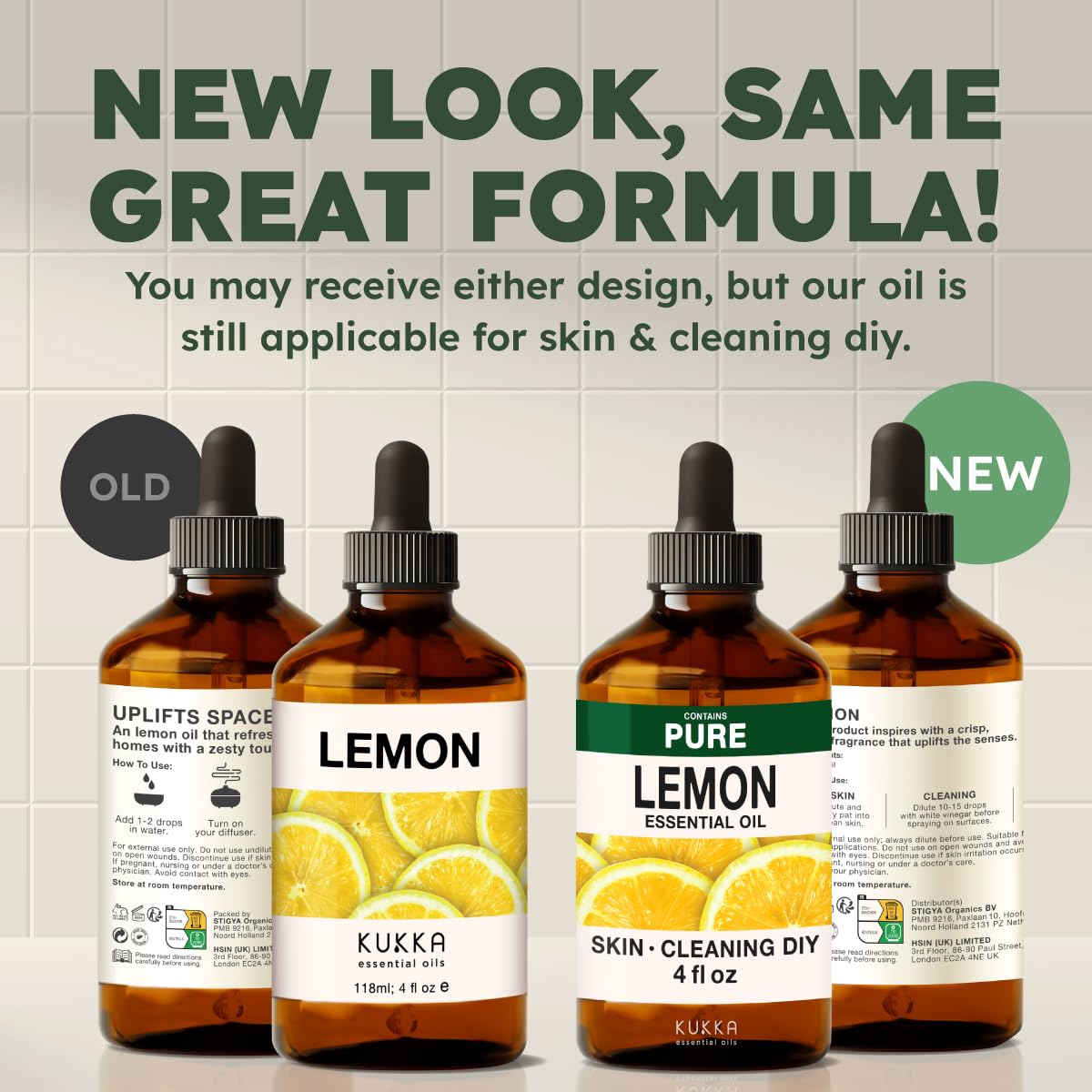 KUKKA Lemon oil concept for cleaning and refreshing spaces with citrus scent.