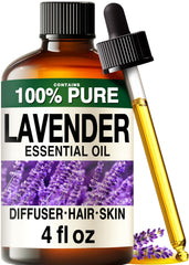 KUKKA Lavender essential oil diffuser image shows calming aromatherapy in action.