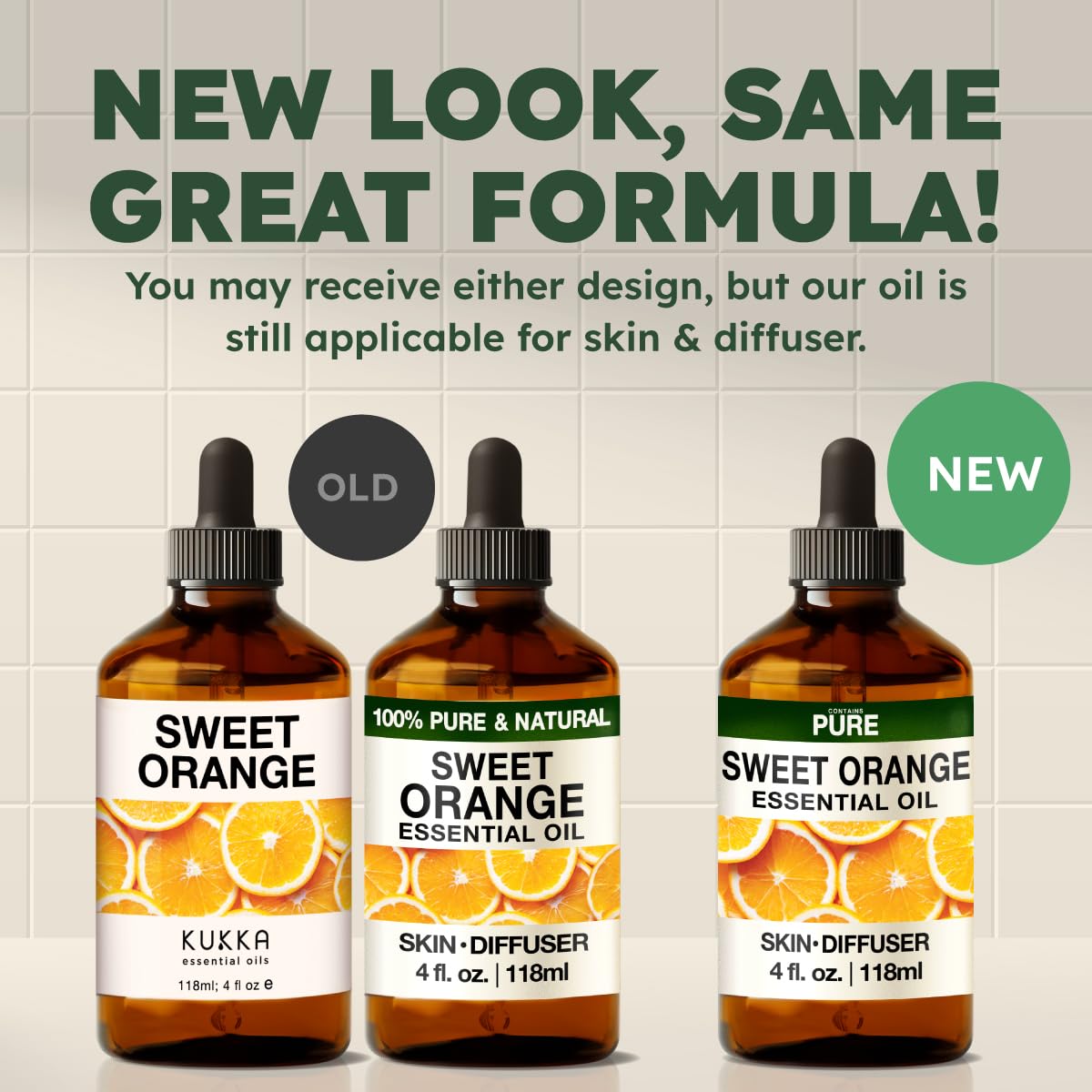 KUKKA orange essential oil outdoor spray refresh with citrus note.