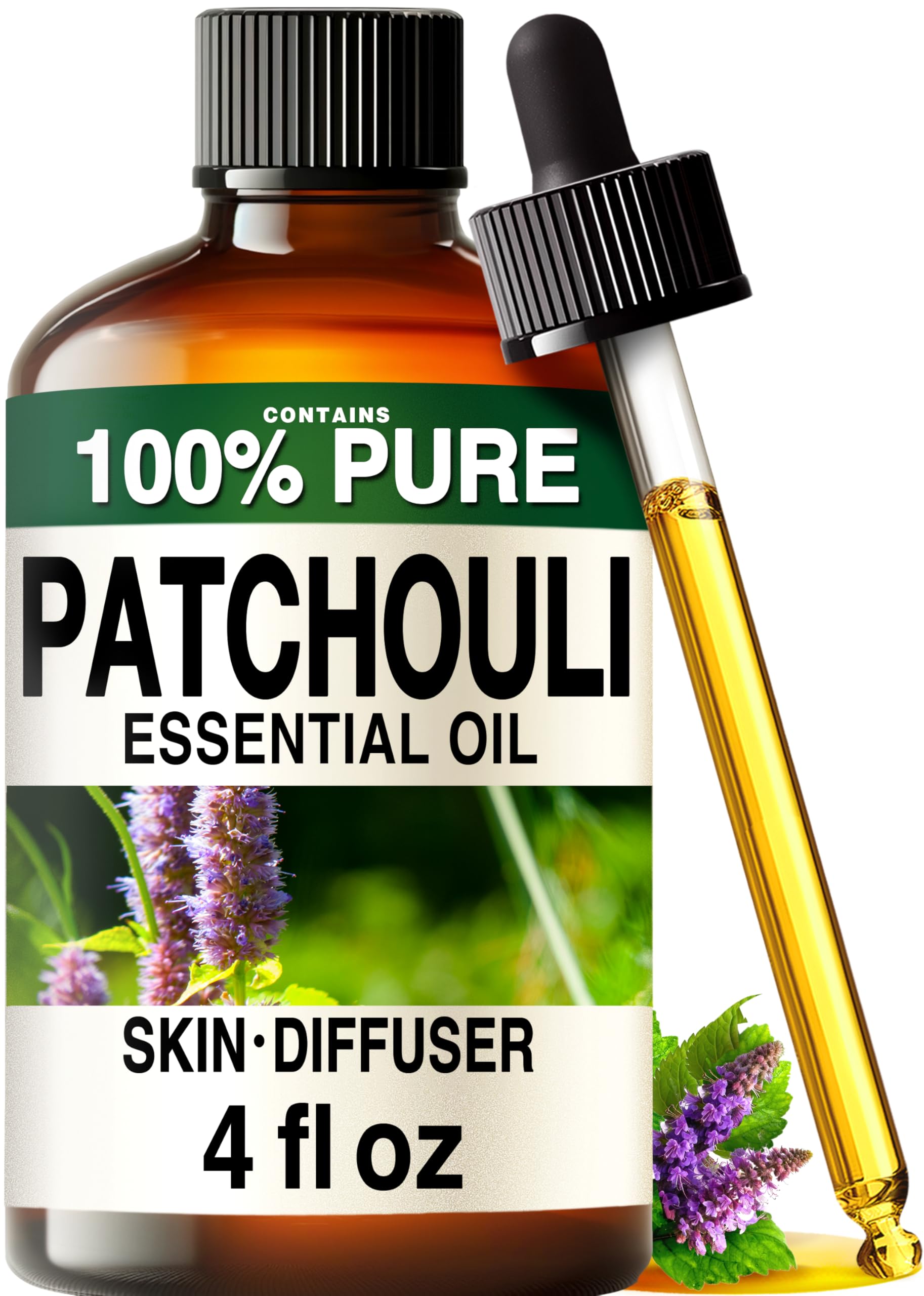KUKKA Patchouli essential oil in a diffuser for a warm, calming aroma