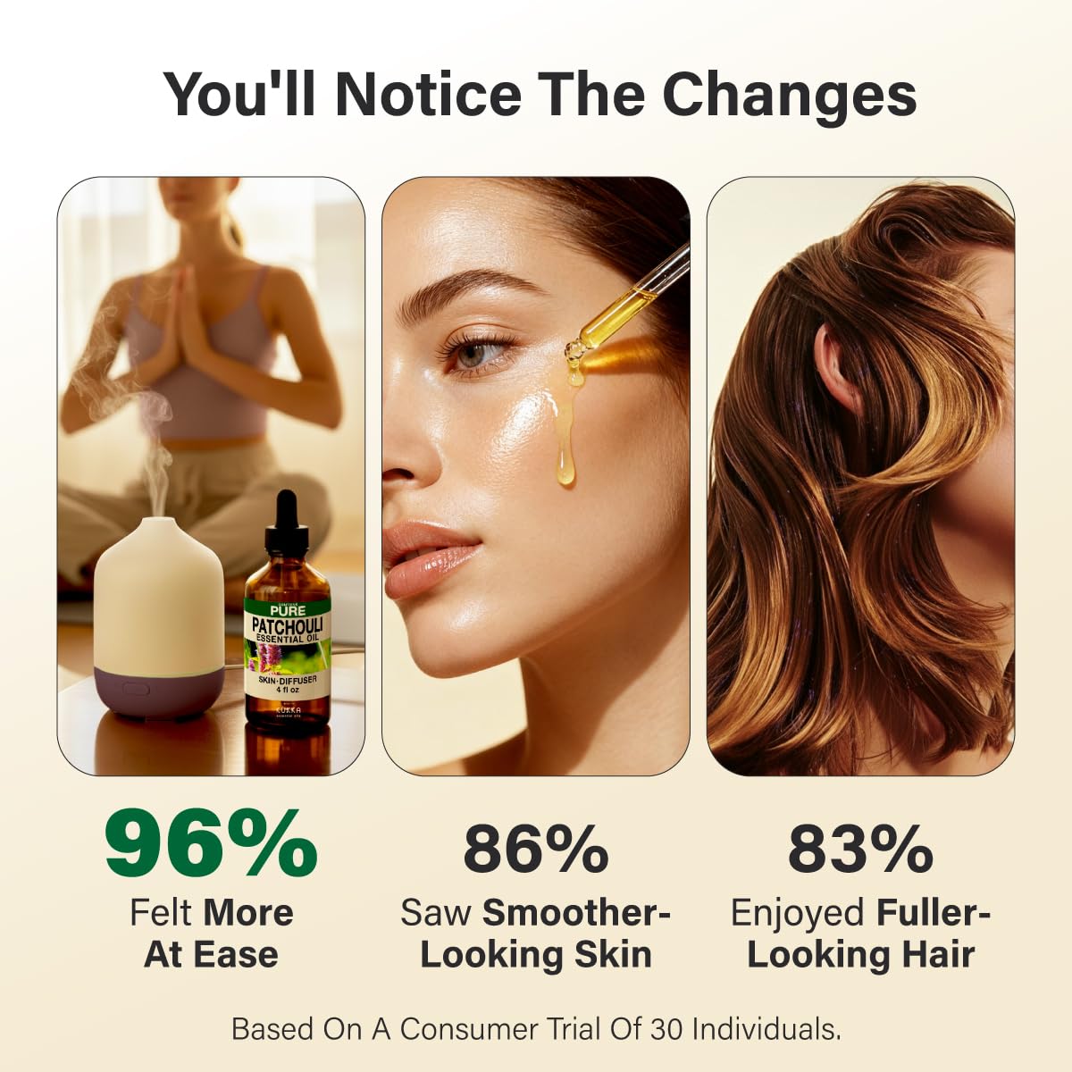 KUKKA Patchouli essential oil with carrier oil for hair care