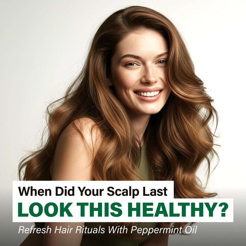 KUKKA peppermint oil for hair care and scalp refreshment.