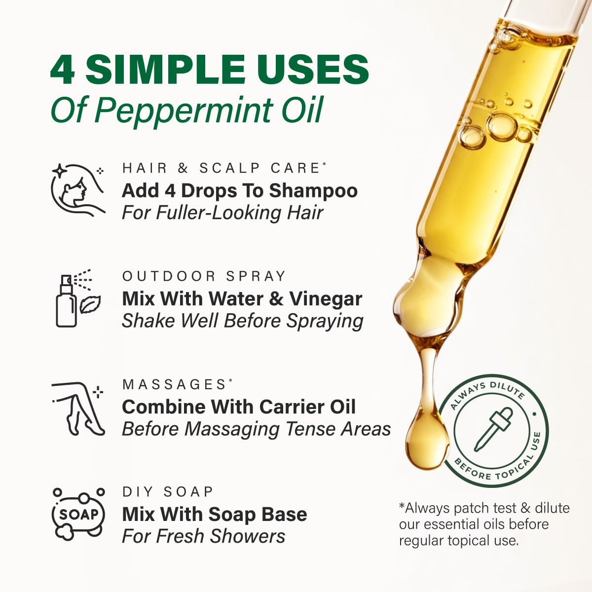 KUKKA peppermint oil for soap making and DIY cosmetics.