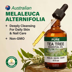 KUKKA Tea Tree Oil in a diffuser scene for refreshing aromatherapy.
