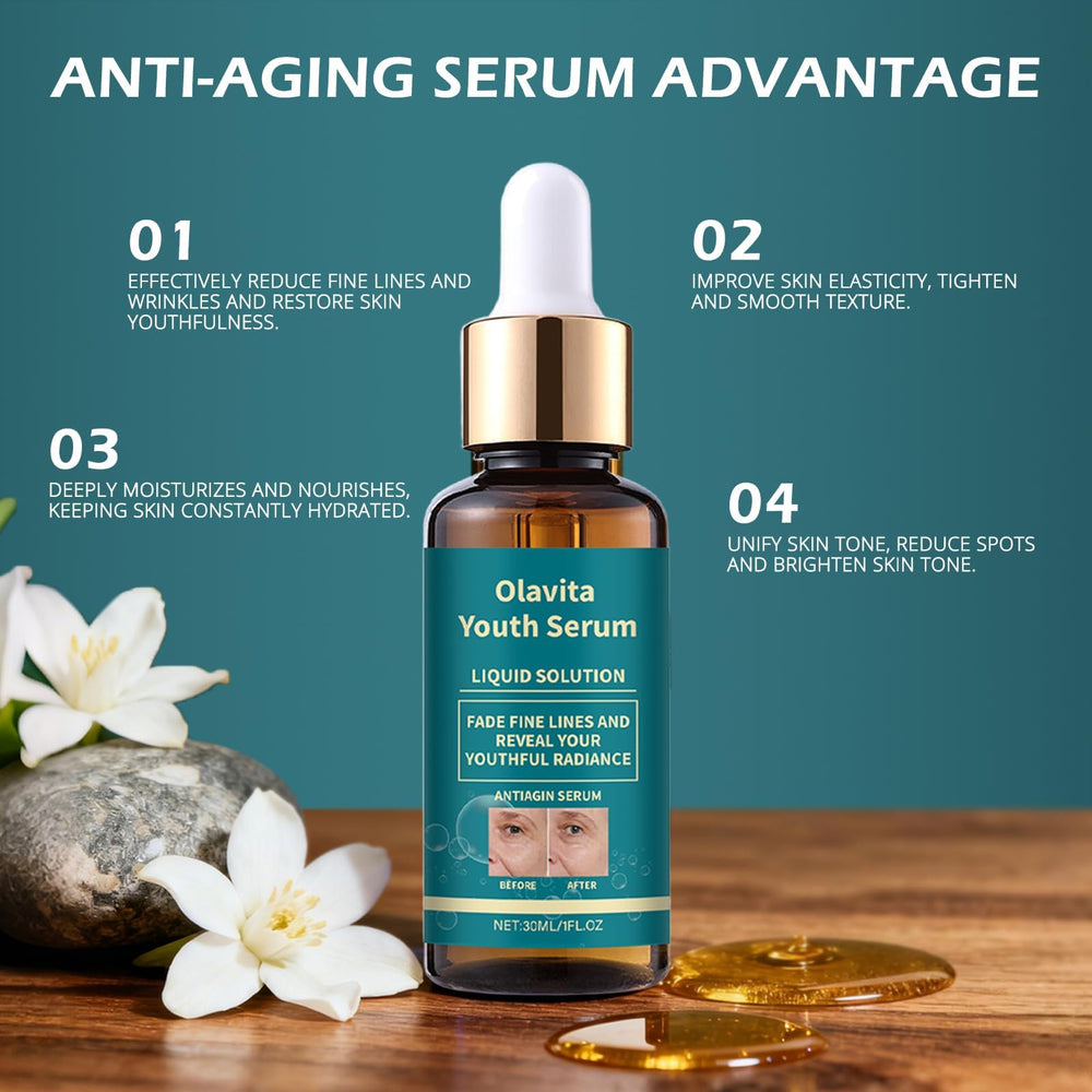 KUKSY Olavita serum on skin after use shows subtle glow.
