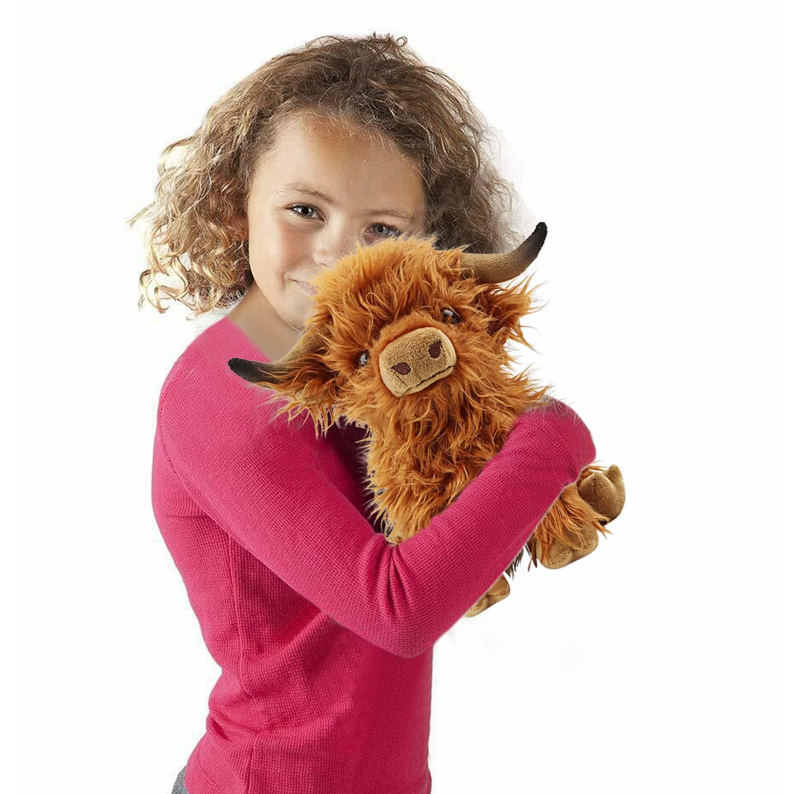Kulupu Highland Cow plush gift-ready packaging invites birthdays and holidays
