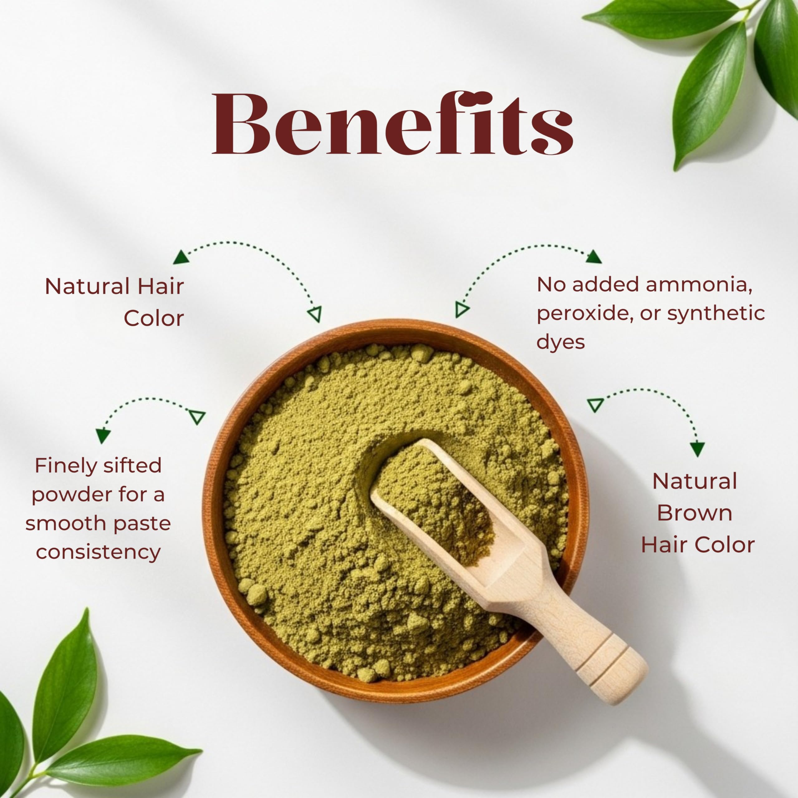 Kumari Kulture tea-tree-oil henna paste cone for a refreshing aroma
