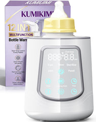 KUMIKIMI 12in1 warmer shows even heating for consistent bottle warming