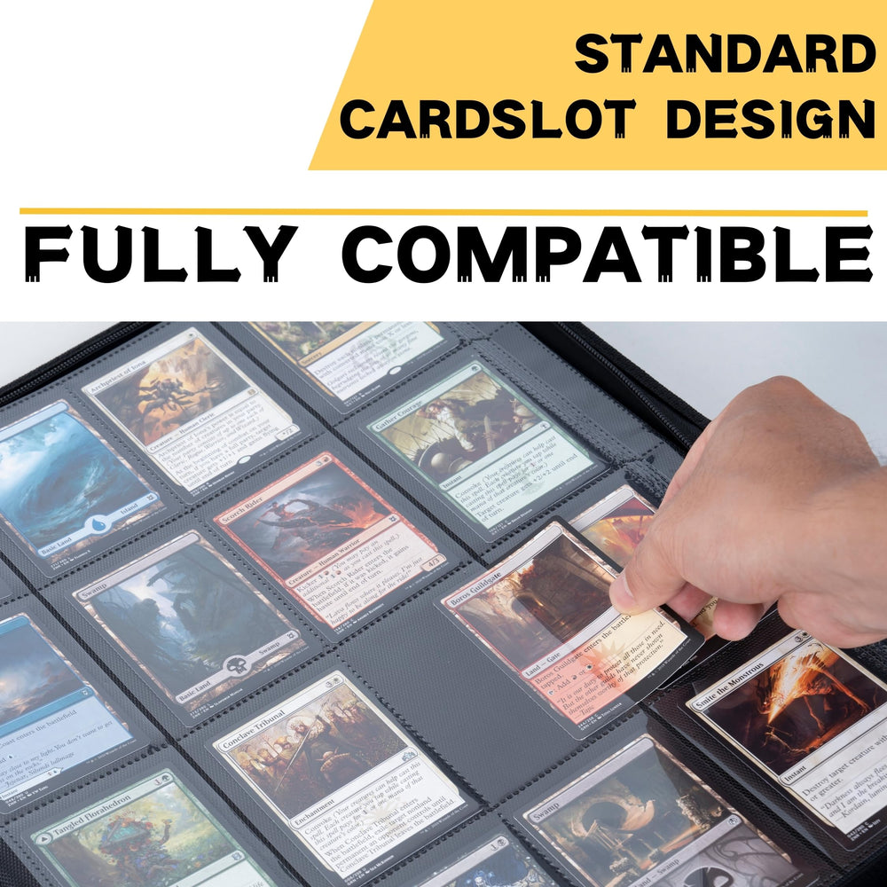 KUOOKING standard-size sleeves fit easily for tidy, readable displays.
