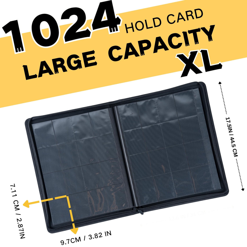 KUOOKING zippered closure keeps cards secure during travel and transport.
