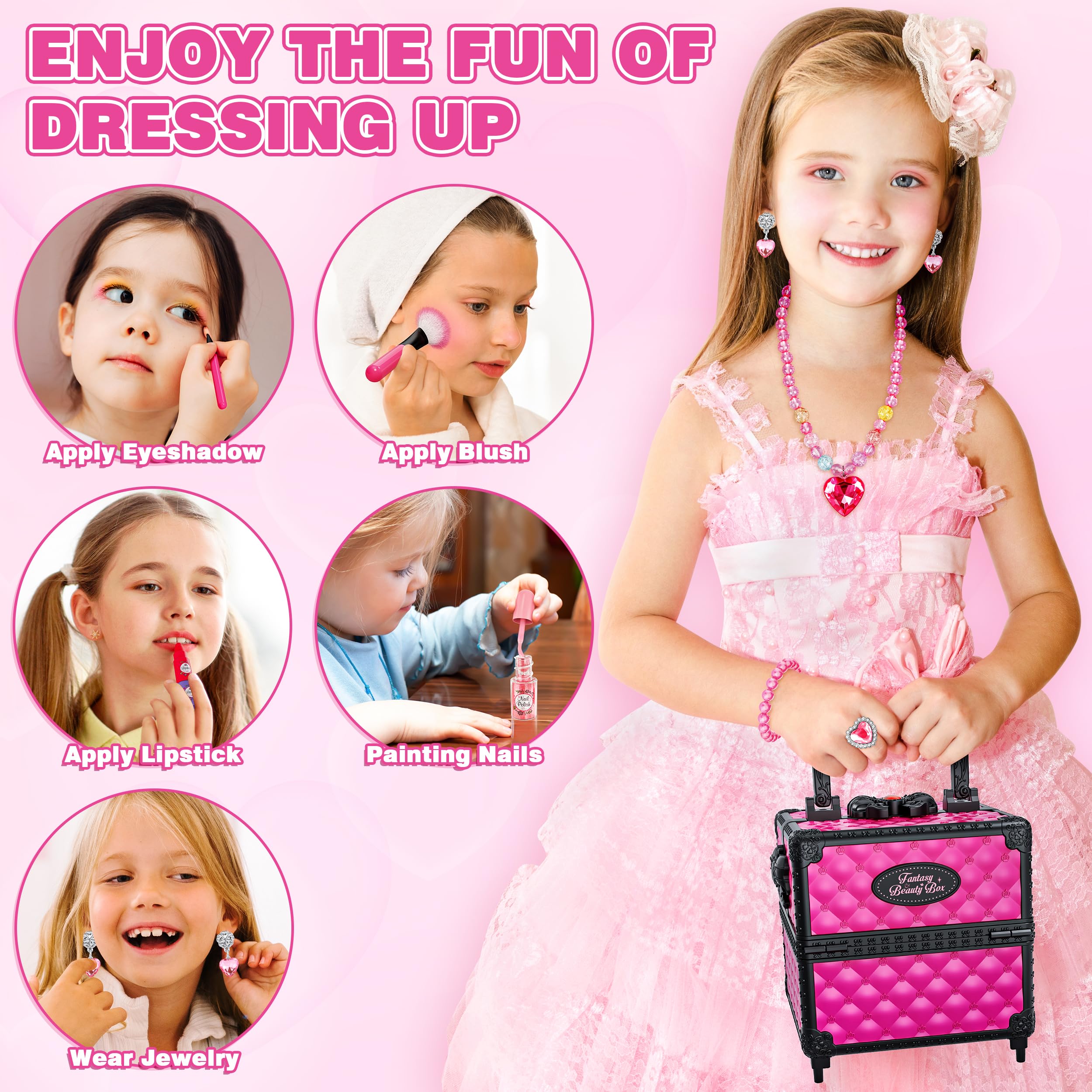 Kuovei makeup brushes help kids blend colors confidently