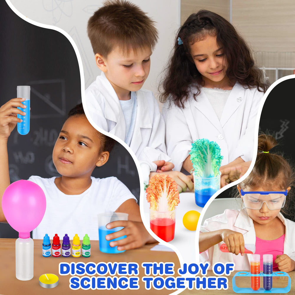 Kuovei science kit rainbow candy adds color to experiments